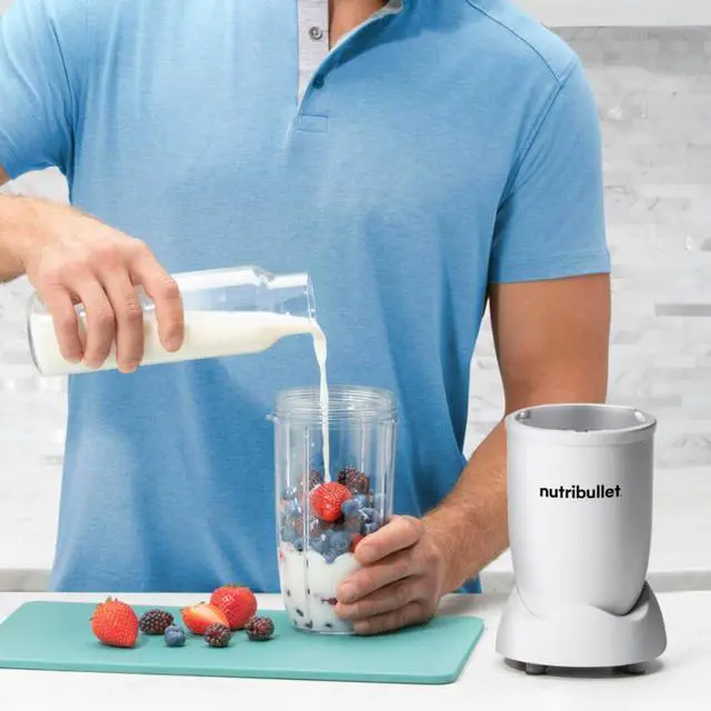 Alt view image 5 of 12 - NutriBullet NB90901AW 32 Oz. Pro Personal Blender - White