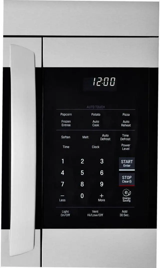 Alt view image 6 of 6 - LG 1.7 Cu. Ft. Stainless Steel Over-the-Range Microwave