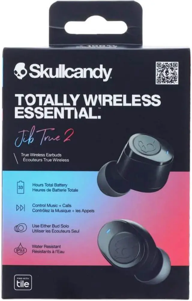 Alt view image 2 of 7 - Skullcandy Jib True 2 Wireless In-Ear Earbuds - Black