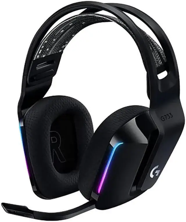 Main image of Logitech G Series G733 Black Wireless Over-the-Ear Gaming Headset