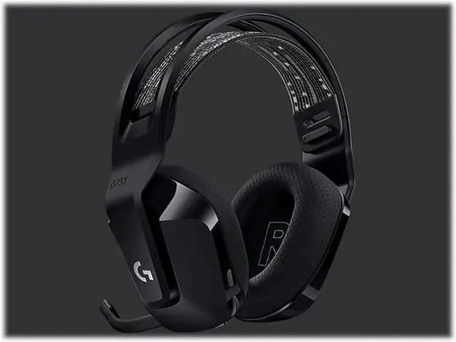 Alt view image 3 of 3 - Logitech G Series G733 Black Wireless Over-the-Ear Gaming Headset