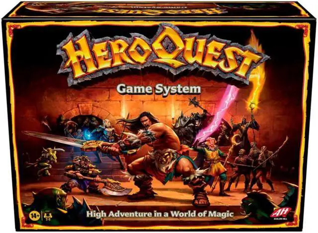 Main image of Hasbro Avalon Hill HeroQuest Game System