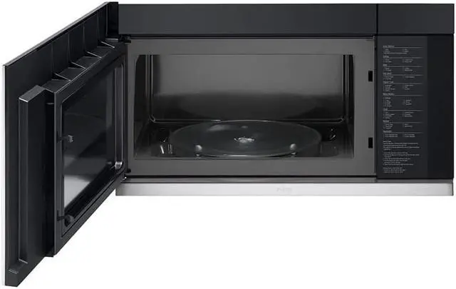 Alt view image 3 of 7 - LG 2.1 Cu. Ft. Stainless Steel Over-the-Range Smart Microwave