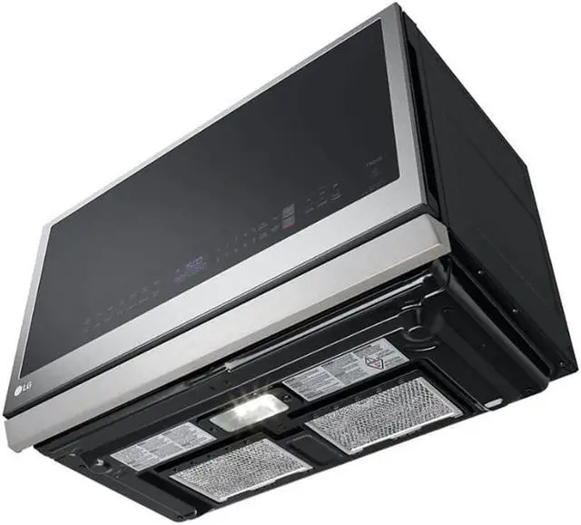 Alt view image 5 of 7 - LG 2.1 Cu. Ft. Stainless Steel Over-the-Range Smart Microwave