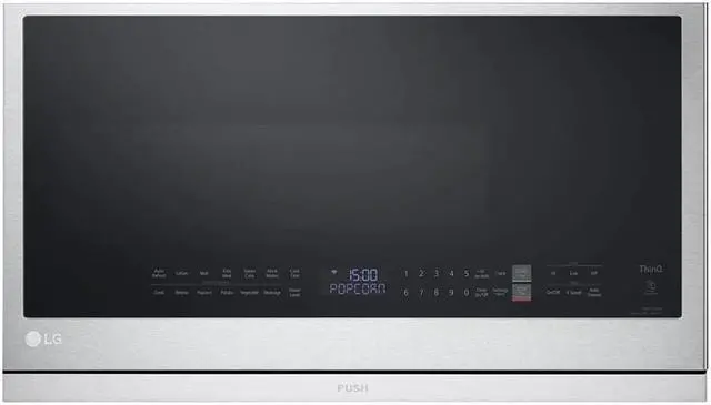 Main image of LG 2.1 Cu. Ft. Stainless Steel Over-the-Range Smart Microwave