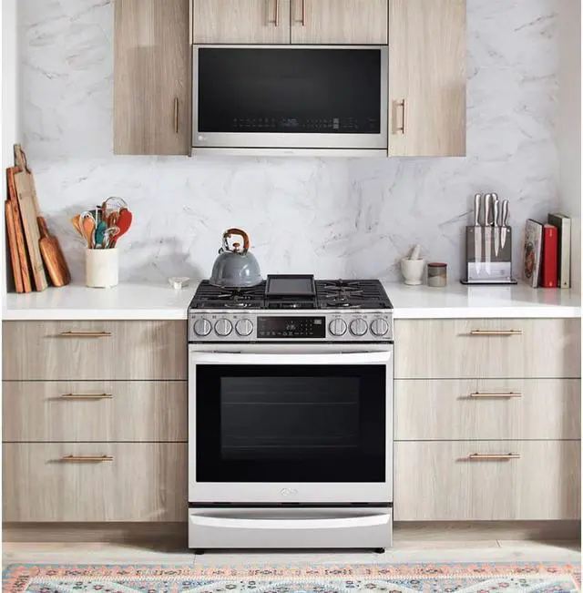 Alt view image 7 of 7 - LG 2.1 Cu. Ft. Stainless Steel Over-the-Range Smart Microwave