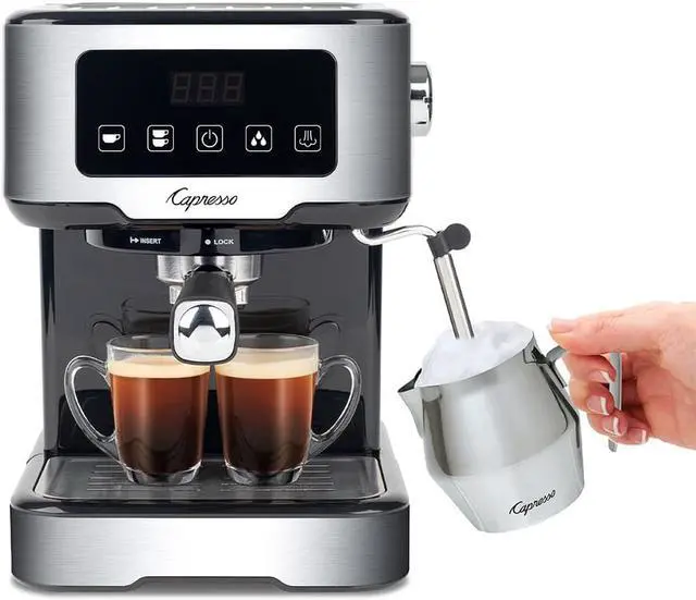 Alt view image 3 of 7 - Capresso Café TS Touchscreen Espresso Machine