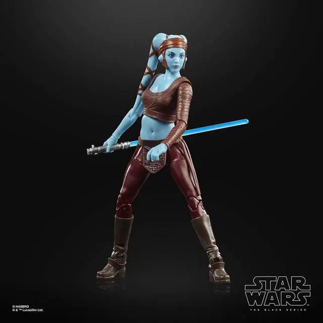 Alt view image 3 of 6 - Hasbro F4355 Star Wars The Black Series Aayla Secura Attack of the Clones Collectible Action Figure