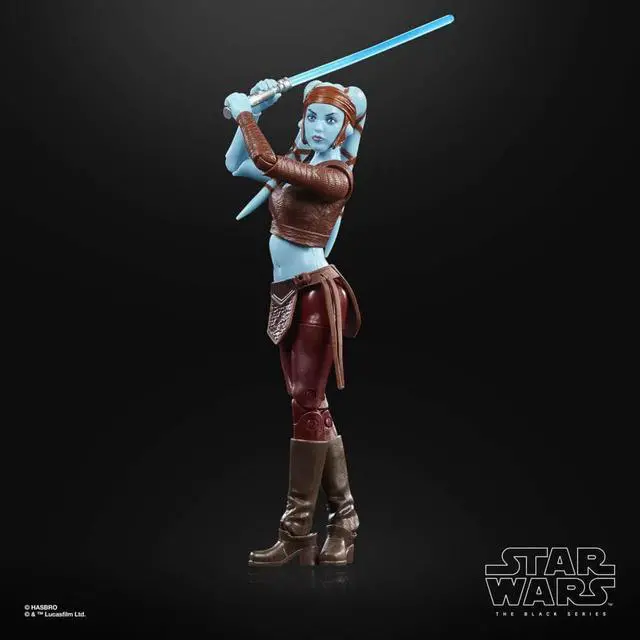 Alt view image 6 of 6 - Hasbro F4355 Star Wars The Black Series Aayla Secura Attack of the Clones Collectible Action Figure