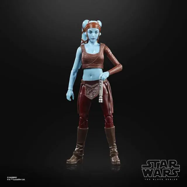 Alt view image 5 of 6 - Hasbro F4355 Star Wars The Black Series Aayla Secura Attack of the Clones Collectible Action Figure