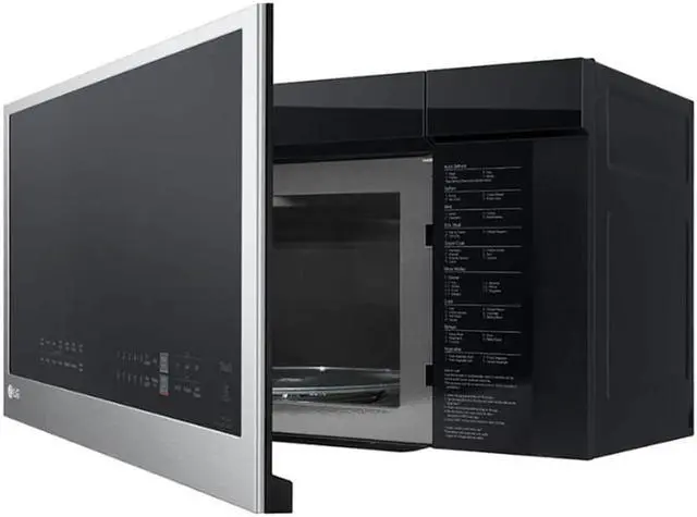 Alt view image 4 of 5 - LG 2.0 Cu. Ft. Stainless Steel Over-the-Range Microwave