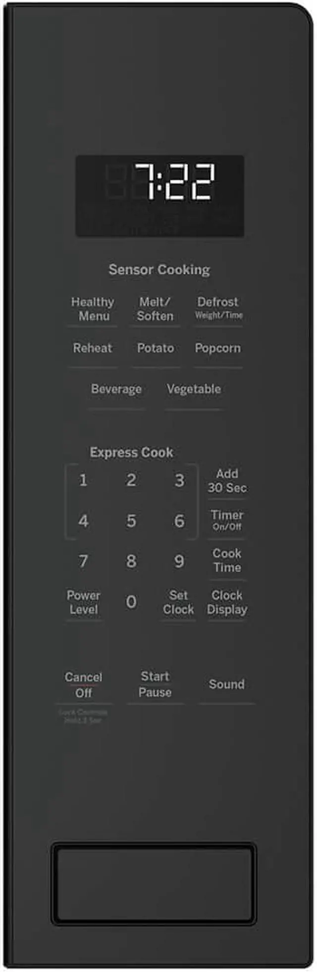 Alt view image 5 of 5 - GE 2.2 Cu. Ft. Built-In Sensor Microwave Oven