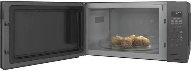 Alt view image 3 of 5 - GE 2.2 Cu. Ft. Built-In Sensor Microwave Oven