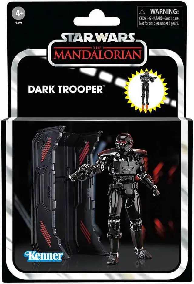 Alt view image 5 of 5 - Hasbro F5895 3.75 inch Star Wars The Vintage Collection Dark Trooper Action Figure