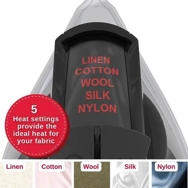 Alt view image 6 of 7 - Singer 22044811204 SteamCraft Plus 2.0 Iron - Black