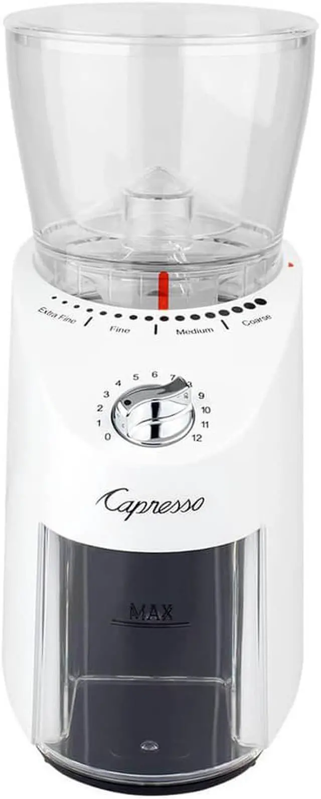 Alt view image 3 of 4 - Capresso 57002 Infinity Plus White Conical Coffee Grinder