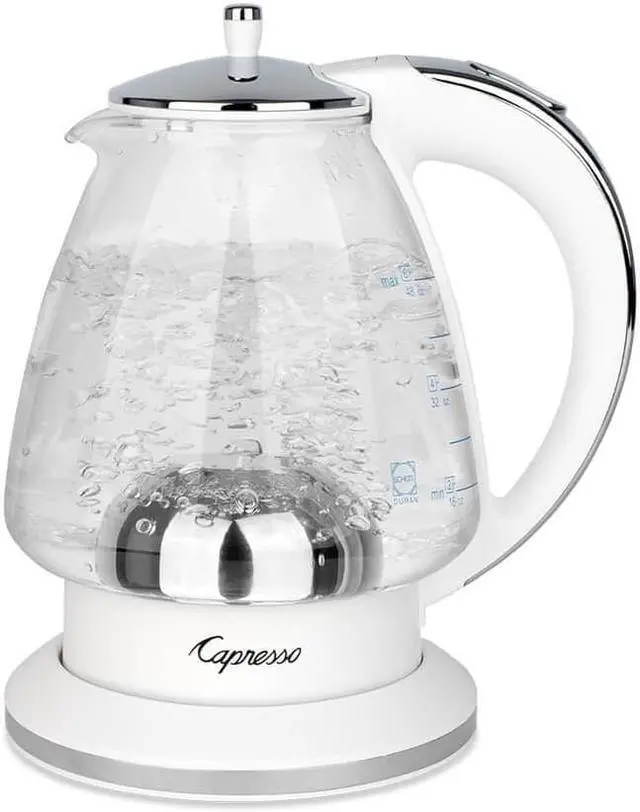 Main image of Capresso 24002 H20 White Glass Water Kettle