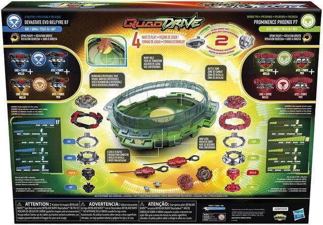 Hasbro F4694 Beyblade Burst QuadDrive Interstellar Drop Battle Set Game 