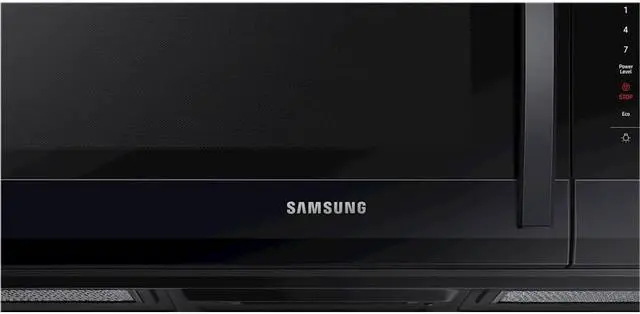 Alt view image 7 of 7 - Samsung 1.7 Cu. Ft. Black Over-the-Range Microwave