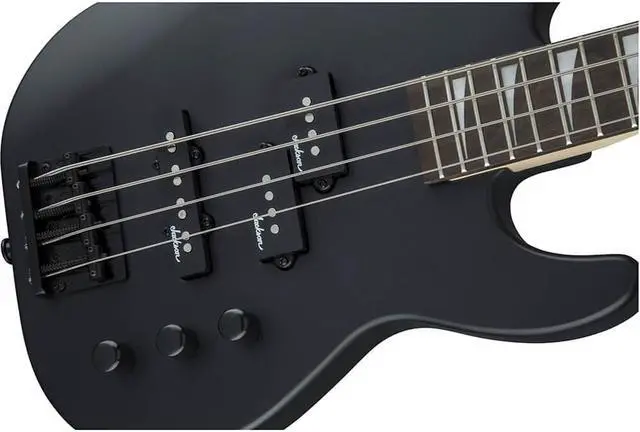 Alt view image 3 of 13 - Jackson JS1XCBMINSBK Minion JS1X Concert Bass Electric Guitar - Satin Black