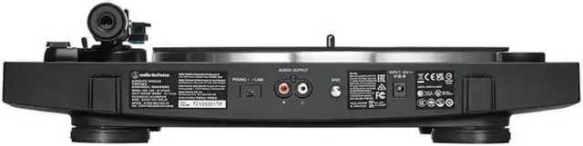 Alt view image 2 of 20 - Audio Technica Wireless & Analog Automatic Belt-Drive Turntable - Black