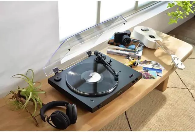 Alt view image 5 of 20 - Audio Technica Wireless & Analog Automatic Belt-Drive Turntable - Black
