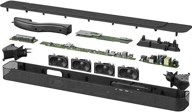 Alt view image 4 of 20 - JBL BAR300 5.0-Channel Compact All-In-One Soundbar with Multibeam & Dolby Atmos