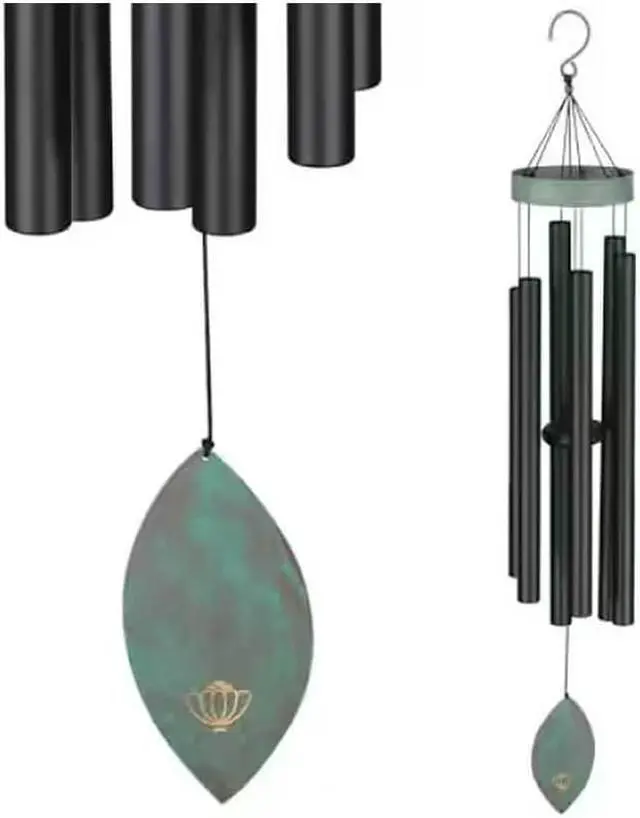 Alt view image 2 of 4 - Regal REGL11163 40 inch Patina Breeze Black Wind Chime