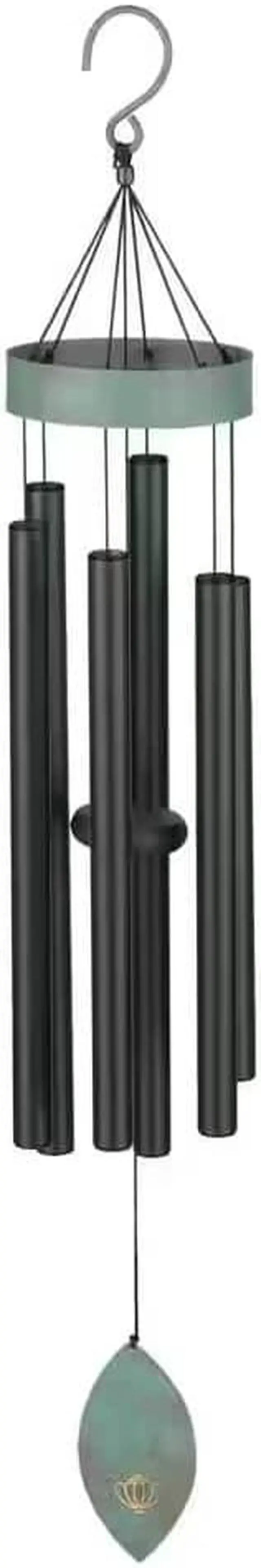 Main image of Regal REGL11163 40 inch Patina Breeze Black Wind Chime