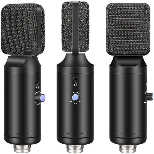 Alt view image 2 of 4 - Technical Pro UM4PKG Professional USB Condenser Microphone Starter Package