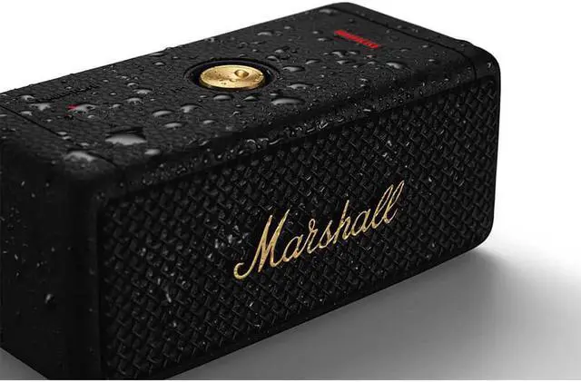 Alt view image 4 of 6 - Marshall EMBERTONBKBR Emberton BT Portable Speaker - Black/Brass