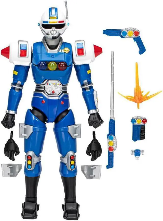 Main image of Hasbro F8205 Power Rangers Lightning Collection Turbo Blue Senturion 6.6 inch Action Figure