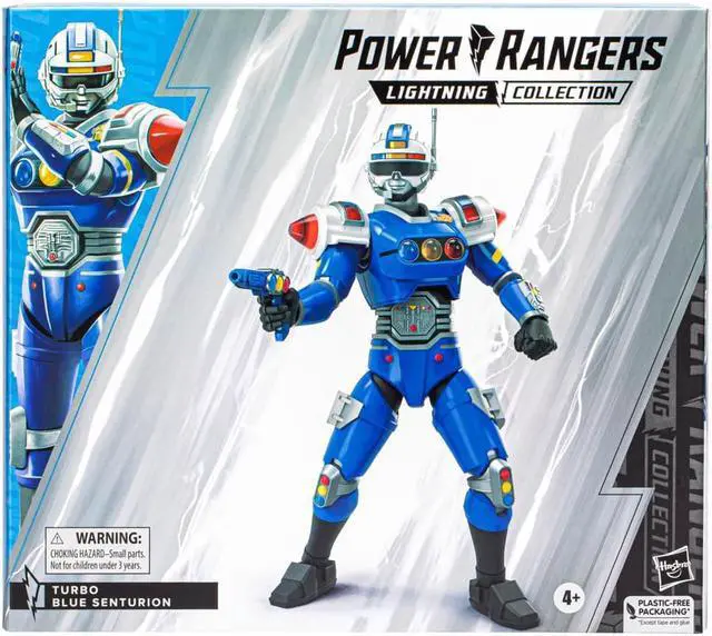 Alt view image 2 of 7 - Hasbro F8205 Power Rangers Lightning Collection Turbo Blue Senturion 6.6 inch Action Figure