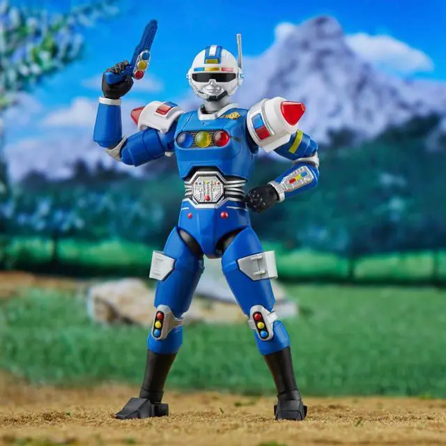Alt view image 6 of 7 - Hasbro F8205 Power Rangers Lightning Collection Turbo Blue Senturion 6.6 inch Action Figure