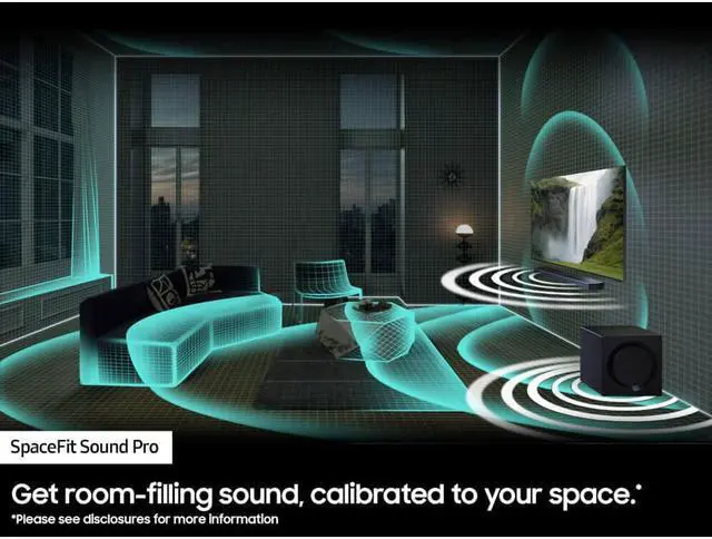 Alt view image 6 of 7 - Samsung HWQ990C Q-Series 11.1.4 Channel Wireless Dolby Atmos Soundbar + Rear Speakers w/ Q-Symphony