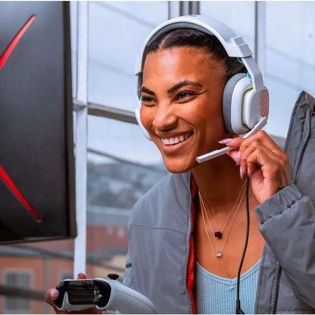 Alt view image 6 of 7 - Astro A10 Gen 2 Wired Over-the-Ear Gaming Headset for Playstation/PC - White