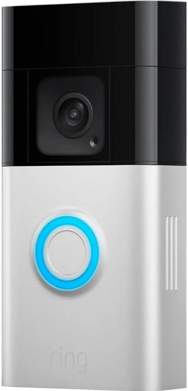 Alt view image 2 of 15 - Ring Battery Doorbell Plus - Video Doorbell Camera - Satin Nickel