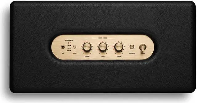 Alt view image 2 of 6 - Marshall WOBURNBTIIIB Woburn III Bluetooth Speaker - Black