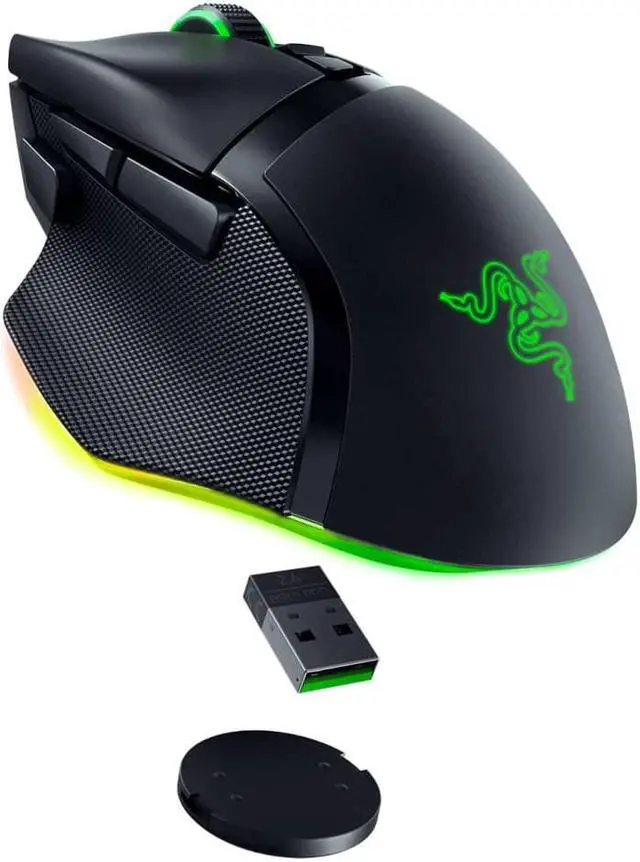 Alt view image 3 of 7 - Razer Basilisk V3 Pro Black Wireless Gaming Mouse