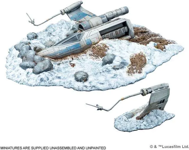 Alt view image 3 of 4 - Asmodee SWL100EN Star Wars Legion Crashed X-Wing Battlefield Expansion