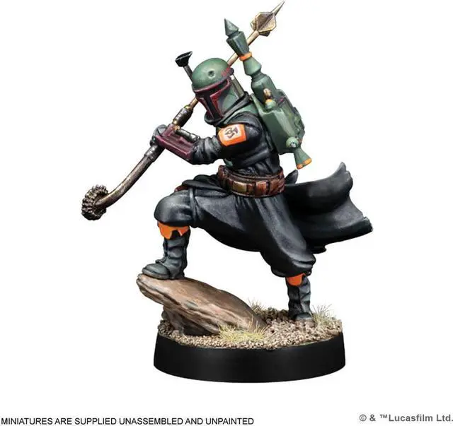 Alt view image 3 of 4 - Asmodee SWL104EN Star Wars Legion Boba Fett (Daimyo) Operative Expansion