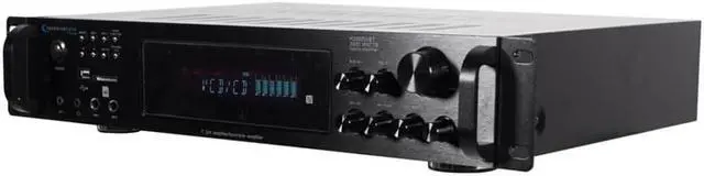 Alt view image 3 of 3 - Technical Pro H3502URBT Digital Hybrid Amplifier/Preamp Tuner