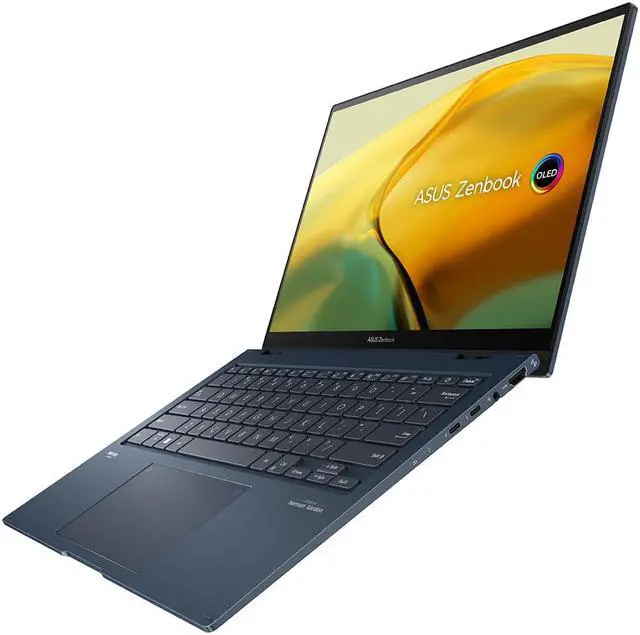 Alt view image 3 of 17 - Asus 14 inch Zenbook Flip 2-in-1 OLED Laptop - Intel Core i7-1360P - 16GB/1TB SSD - Ponder Blue