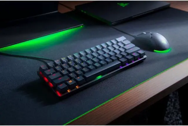 Alt view image 4 of 5 - Hunstman Mini 60% Optical Wired Keyboard with Chroma RGB