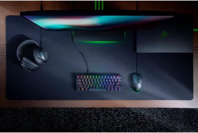 Alt view image 5 of 5 - Hunstman Mini 60% Optical Wired Keyboard with Chroma RGB