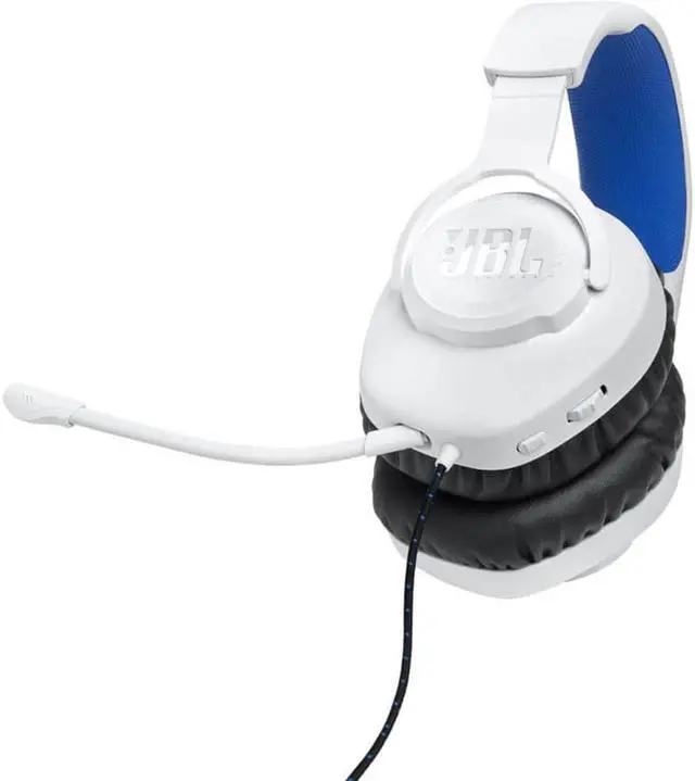 Alt view image 4 of 14 - JBL Quantum 100P Wireless Gaming Headset - White