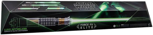 Alt view image 3 of 6 - Hasbro F6906 Star Wars The Black Series Luke Skywalker Force FX Elite Electronic Lightsaber