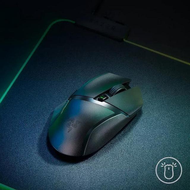 Alt view image 5 of 7 - Razer Basilisk X Hyperspeed Wireless Optical Gaming Mouse