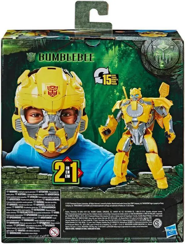 Alt view image 3 of 7 - Hasbro F4649 Transformers Toys Transformers: Rise Of The Beats Movie Bumblebee 2-in-1 Converting Mask