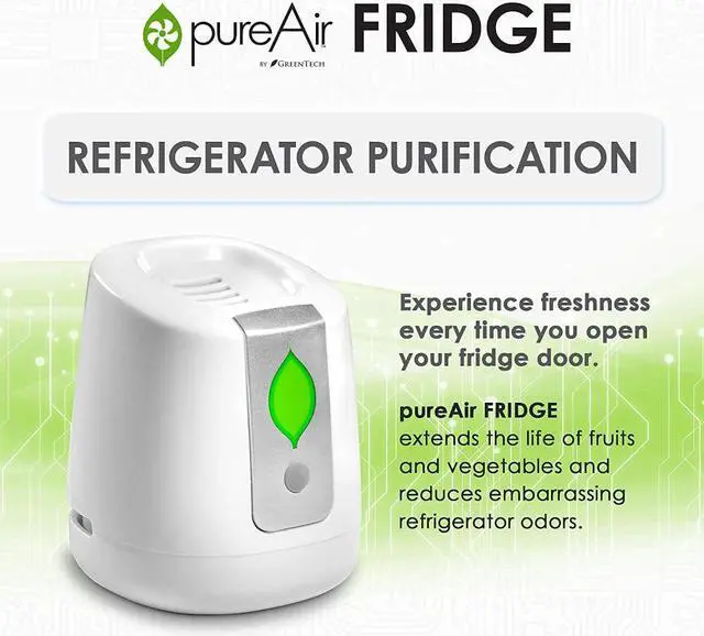 Alt view image 4 of 6 - Pure Air FRIDGE Air Purifier